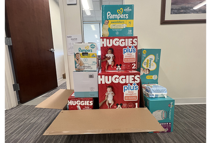 Northfield Supported Local Parents in Need by Hosting a Diaper Drive