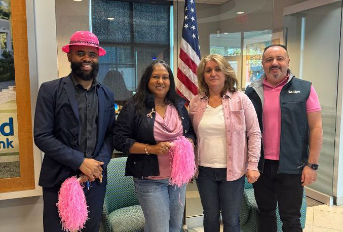 Northfield Bank hosts “Pink Out”, Gives Back for Breast Cancer Month